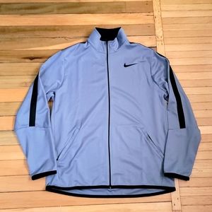 Nike men's large warm up jacket gray